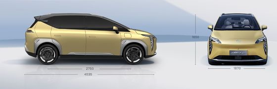 長いマイレッジの電気自動車150km/hとAION Yはステアリング電気自動車を残した