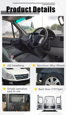 73.6kWh電気小型貨物ヴァン110km/H Electricのフリーザーのヴァン288kmの最大射程