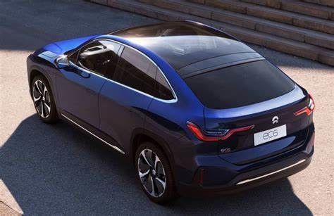 Nio EC6の高性能の電気自動車75kwh 5のドア465Km媒体の電気自動車