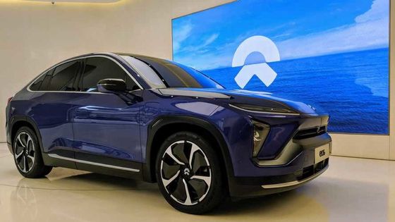 Nio EC6の高性能の電気自動車75kwh 5のドア465Km媒体の電気自動車