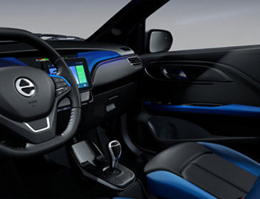 100km/h最高速度の電気自動車JMC EV3新しいエネルギーEV車のセダン302km NEDC