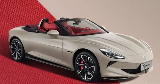 100個スペシャルバージョン 2024MG Cyberster Red Top Edition CLTC 520km 2つのモーター