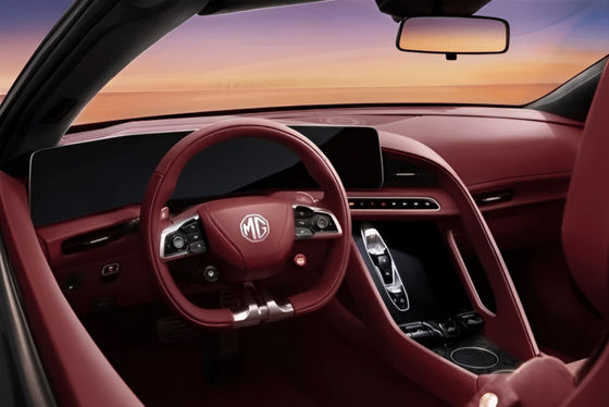 100個スペシャルバージョン 2024MG Cyberster Red Top Edition CLTC 520km 2つのモーター