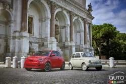 2024 FIAT 500e FWD ミニ電気自動車 42kwhバッテリーで最高速94mph