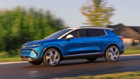 プレセール 格安な全電動SUV 2024 シェブロレ・エクイノックス EV NEDC 450km 選択可能な運転モデル