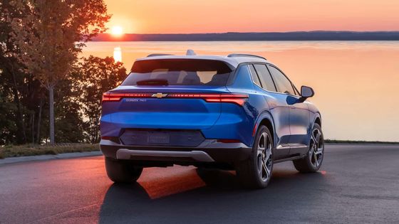 プレセール 格安な全電動SUV 2024 シェブロレ・エクイノックス EV NEDC 450km 選択可能な運転モデル