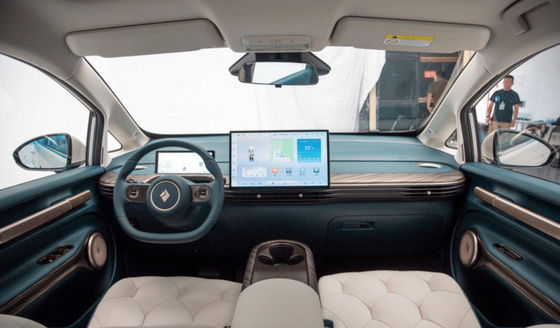 新しいEV CAR Baojun Yunduo Max 460kmの走行距離を持つ最もスマートな電気MPV