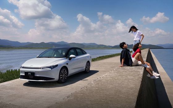 2024 Xpeng P5 電動車 EV 電動車 長距離 480km 155KW パワー 170km/h