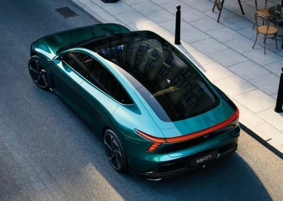 北京最速車展 吉岳07 200kWモーターパワー 27w;S 純電動車 最高速度200km/h