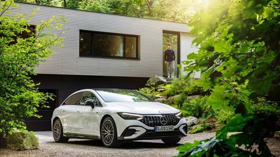 超長距離電動車 メルセデス・ベンツ EQE AMG 53 4MATIC+ 460kw/625P.s エンジンパワー 220km/h 最大速度