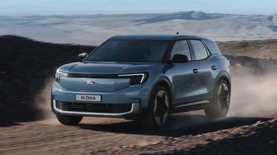 純電気クロスオーバーフォード エクスプローラ AWD 532km WLTP 250kw/340P.sモーターパワーと最高速度180km/h